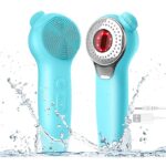 ✨ Landmore Silicone Face Scrubber – Deep Clean & Glow with Red Light Thermal Massage