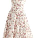 🌼 Boho Beauty: Women’s Floral Corset Midi Dress That’s Turning Heads This Summer