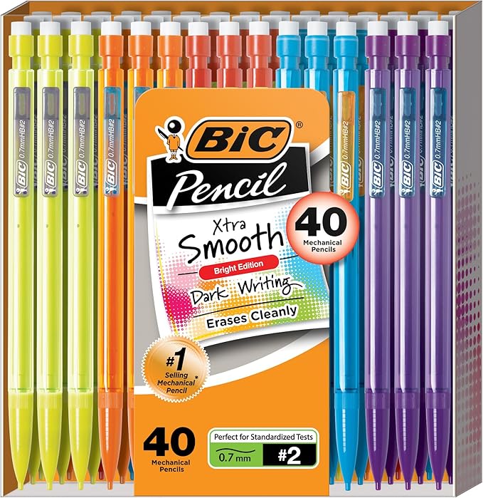 ✏️ BIC Xtra Smooth Mechanical Pencils – Reliable, Ready & Always Sharp!